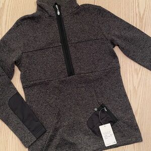 Gray Quarter-Zip Pullover